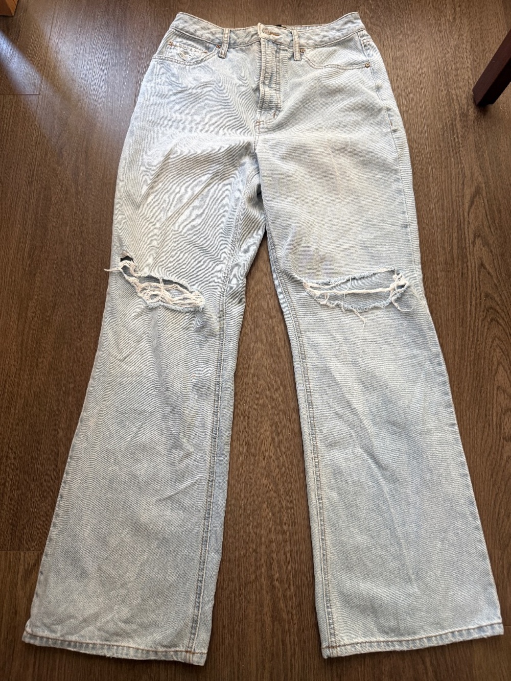 AFRM Distressed High Waisted Wide Leg Jeans – Size 29